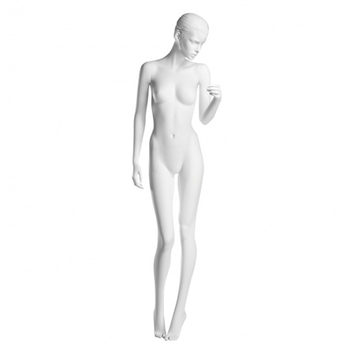 Манекен женский белый 20F-02-9010 рис. 1