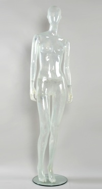 Манекен женский прозрачные FSF-02-ALEXA-half transparent HG001 рис. 1