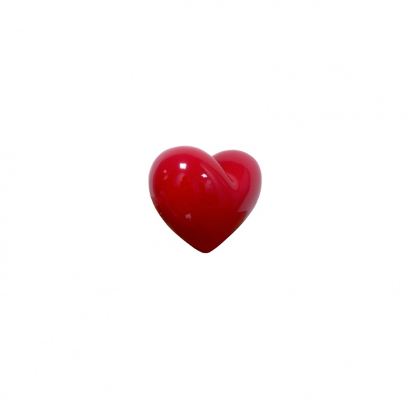 Декор сердце Heart-22,5 cm-red glossy рис. 2