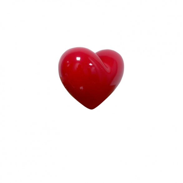 Декор сердце для витрины Heart-27 cm-red glossy рис. 2