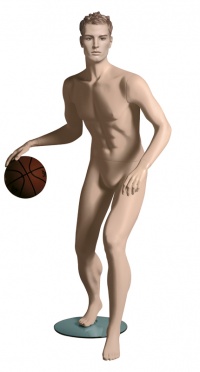 Манекен мужской спортивный SPM-5AHM-kevin-nm-skin-basketball рис. 1