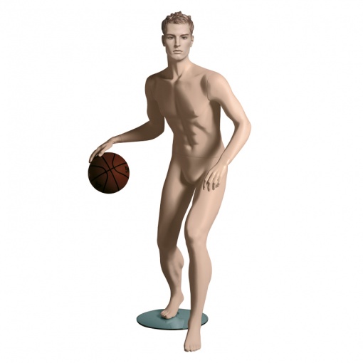 Манекен мужской спортивный SPM-5AHM-kevin-nm-skin-basketball рис. 1