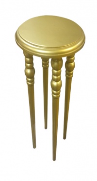 Манекен Высокий стол табурет золотой / высота 75 см Tab-3-gold рис. 1