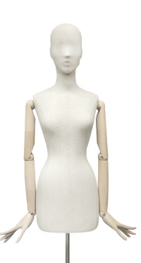 Торс женский с головой и руками TBF-03-ERIN-D015/SOLID LOTUS RAW (руки SOLID) рис. 1