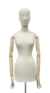 Торс женский с головой и руками TBF-03-ERIN-D015/SOLID LOTUS RAW (руки SOLID) рис. 1