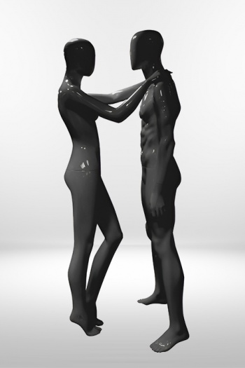 Коллекция женских манекенов Lingerie Abstract черные