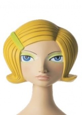 TINA скульптурная прическа окрашенная