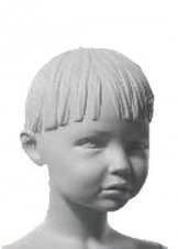 hKM-34 скульптурная прическа неокрашенная