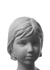 hKM-41 скульптурная прическа неокрашенная
