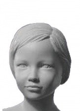 hKM-43 скульптурная прическа неокрашенная