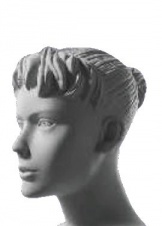 hKM-46 скульптурная прическа неокрашенная