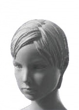 hKM-48 скульптурная прическа неокрашенная