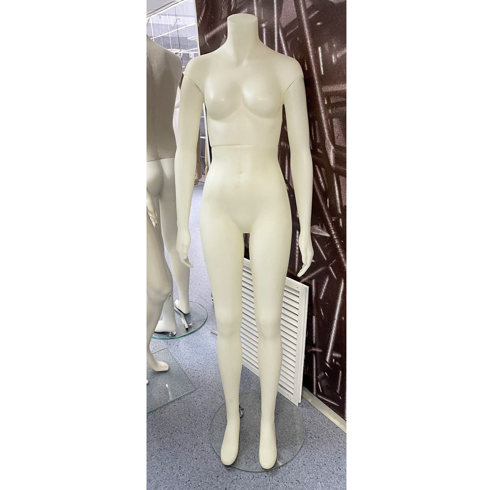 Манекен женский FEMALE TORSO/WITH ARMS/RAL9010(PETF-A/WHITE) (Выставочный образец)