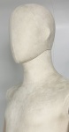 Манекен Мужской с деревянными руками в ткани (цвет сливочный) FSM-03-ALAN-S77-WA-matt 9010 Ral рис. 7