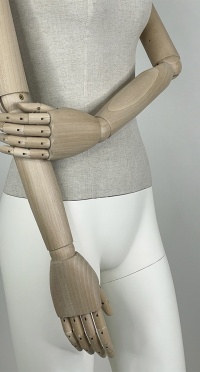 Манекен женский с деревянными руками VIN-02F-N14-WA рис. 1