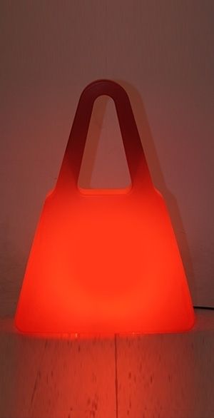 сумка светящаяся красная/РАЗМЕРЫ: 75*19 см
