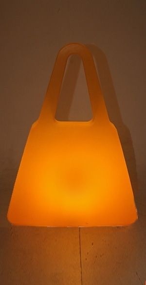 сумка светящаяся желтый/РАЗМЕРЫ: 75*19 см