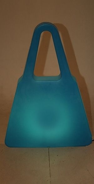 сумка светящаяся синий/РАЗМЕРЫ: 75*19 см