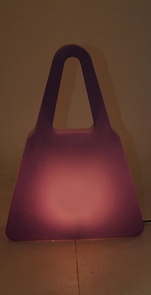 сумка светящаяся фиолетовый/РАЗМЕРЫ: 75*19 см