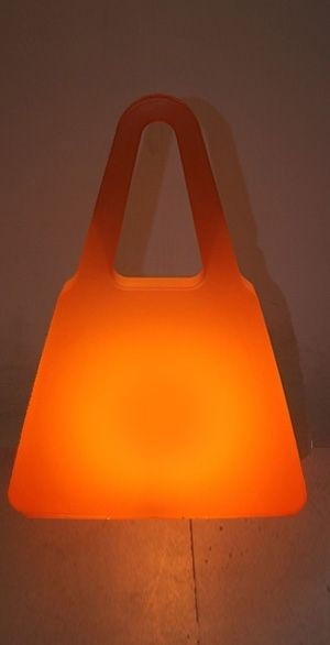 сумка светящаяся оранжевый/РАЗМЕРЫ: 75*19 см
