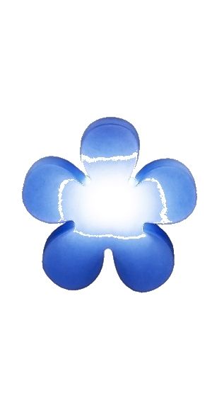 цветок синий/РАЗМЕРЫ: 60 см в диаметре