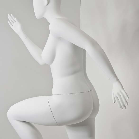 Манекен женский плюс сайз бегущий CFP-03-JANE-L-9010 рис. 8