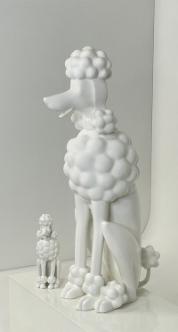 Манекен Poodle small белый матовый рис. 1