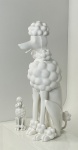 Манекен Poodle small белый матовый рис. 3