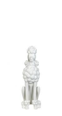 Манекен Poodle small белый глянец рис. 1