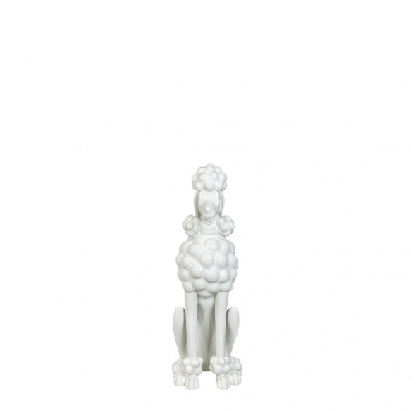 Манекен Poodle small белый глянец рис. 1