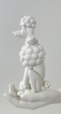 Манекен Poodle small белый глянец рис. 1