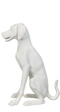 Собака матовый sitting dog_9010 рис. 1