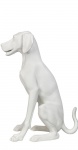 Собака матовый sitting dog_9010 рис. 1