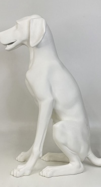 Собака матовый sitting dog_9010 рис. 1