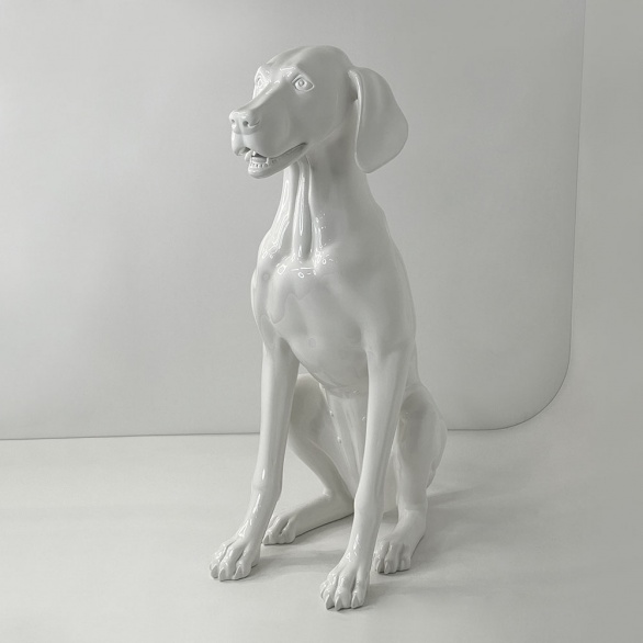 Собака глянец sitting_dog_9010S рис. 3