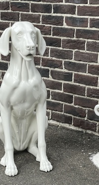Собака глянец sitting_dog_9010S рис. 1