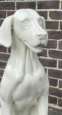 Собака глянец sitting_dog_9010S рис. 1