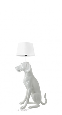 Собака с лампой sitting dog 9010_S_lamp рис. 1