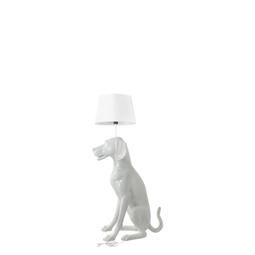 Собака с лампой sitting dog 9010_S_lamp рис. 1