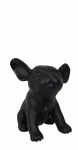 Бульдог щенок черный 28 см BULL-PUP-DOG-SITTER-9005 рис. 1