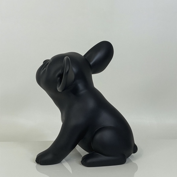 Бульдог щенок черный 28 см BULL-PUP-DOG-SITTER-9005 рис. 3