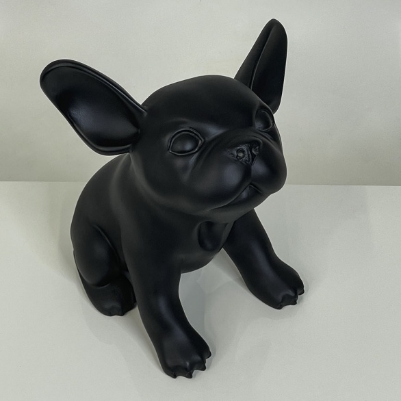 Бульдог щенок черный 28 см BULL-PUP-DOG-SITTER-9005 рис. 6