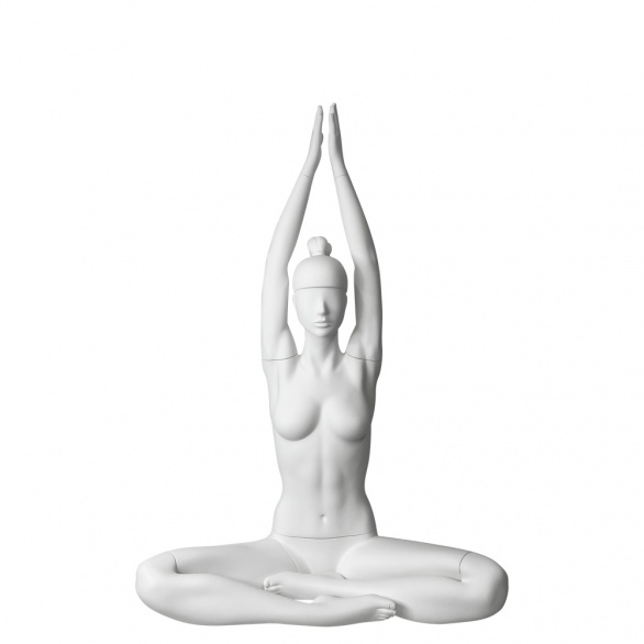 Манекен женский в позе лотоса CFF-19-ERIN-BRAIDS-9010 рис. 1