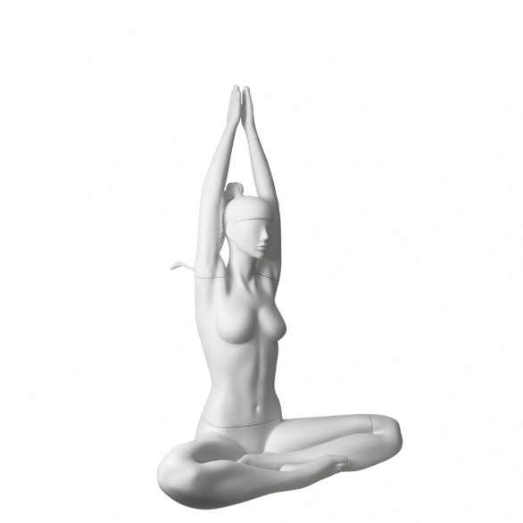 Манекен женский в позе лотоса CFF-19-ERIN-BRAIDS-9010 рис. 2