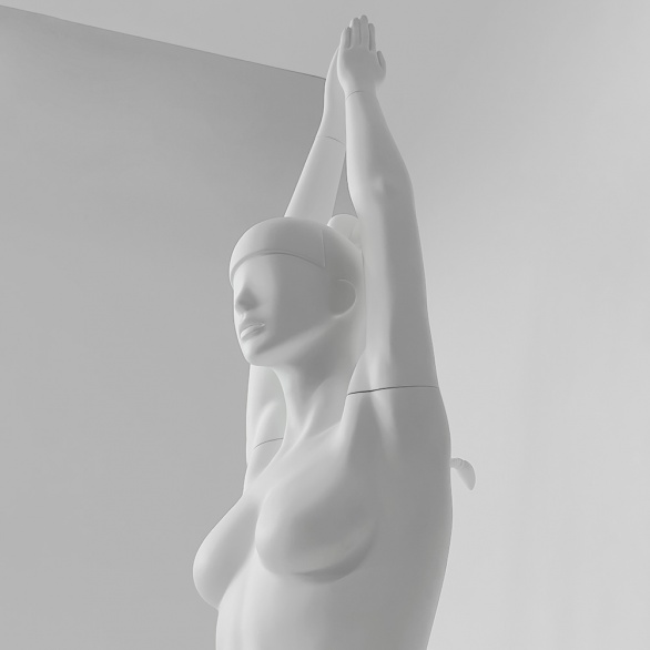 Манекен женский в позе лотоса CFF-19-ERIN-BRAIDS-9010 рис. 9