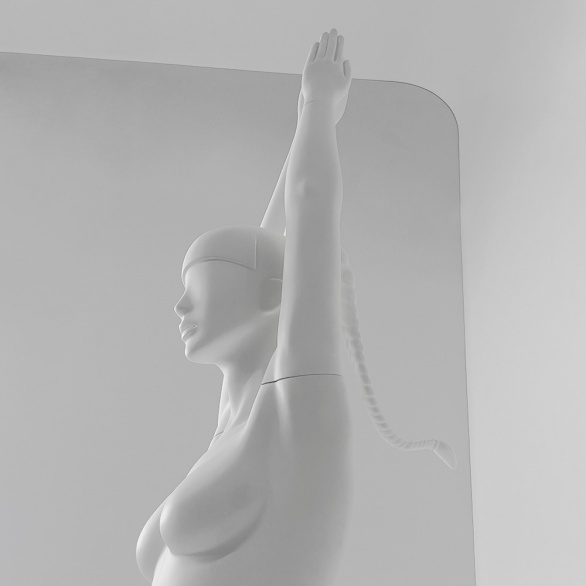 Манекен женский в позе лотоса CFF-19-ERIN-BRAIDS-9010 рис. 10