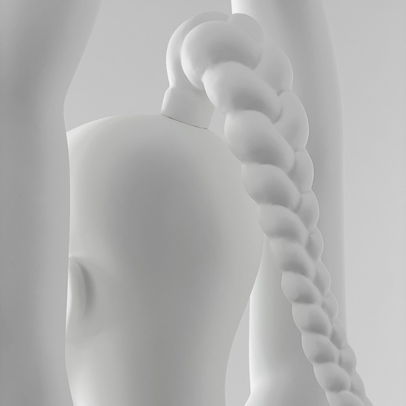 Манекен женский в позе лотоса CFF-19-ERIN-BRAIDS-9010 рис. 13