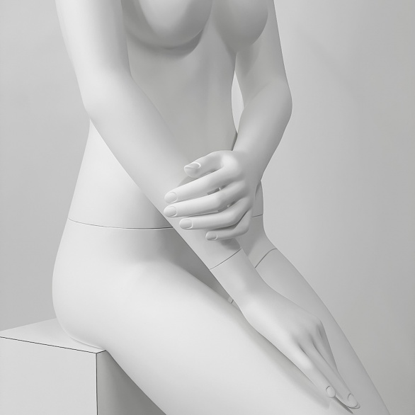 Манекен женский сидячий NYF-08 рис. 4