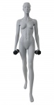 Манекен женский с гантелями CFF-3Y-KAYH-H-PANTONE COOL GRAY 8C рис. 2