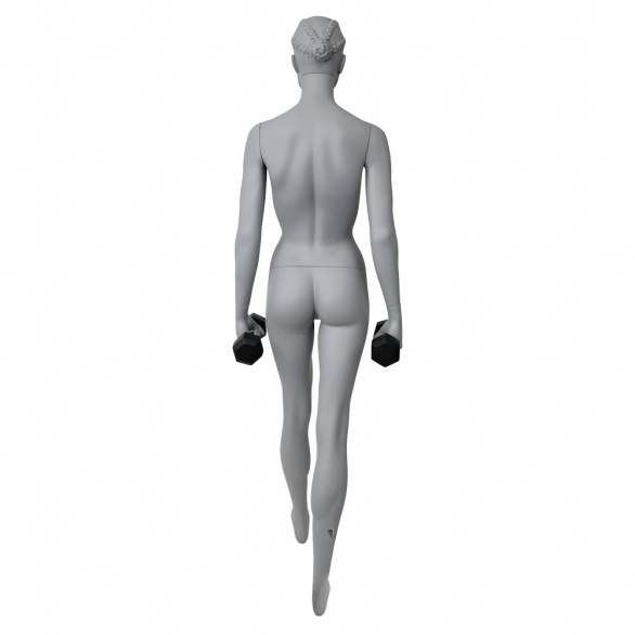 Манекен женский с гантелями CFF-3Y-KAYH-H-PANTONE COOL GRAY 8C рис. 3
